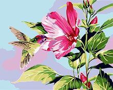 Load image into Gallery viewer, Framed Flower Paintings to be Painted by YOU - Paint by Numbers