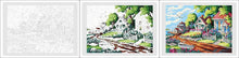 Load image into Gallery viewer, Framed Flower Paintings to be Painted by YOU - Paint by Numbers