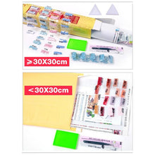 Load image into Gallery viewer, Square Full Drill Diamond Painting of Cat