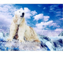 Load image into Gallery viewer, Snow Bear Painting - Paint by Numbers DIY