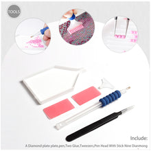 Load image into Gallery viewer, Green Lake Painting Kits with Diamonds