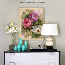 Load image into Gallery viewer, Flowers Painting by Diamonds