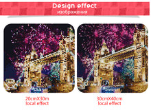 Load image into Gallery viewer, London Bridge and Fireworks at Night - 2 Variants