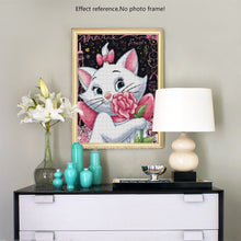 Load image into Gallery viewer, Cartoon Cat with Rose
