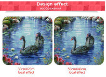 Load image into Gallery viewer, Swans in a Beautiful Pond