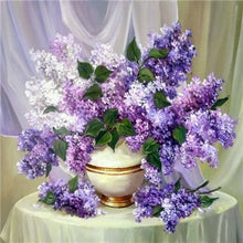 Load image into Gallery viewer, Lavender Flowers in a Ceramic Vase