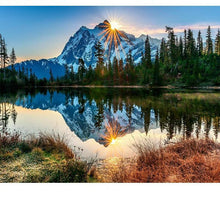 Load image into Gallery viewer, Snow Mountain - DIY Painting By Numbers Kit for Adults