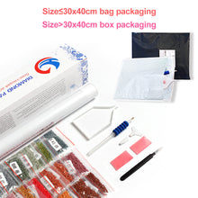 Load image into Gallery viewer, Diamond Painting Kit - Purple flowers and Butterfly