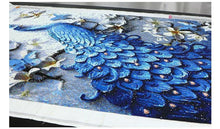 Load image into Gallery viewer, Best Selling Majestic Blue Peacock Diamond Painting Kit