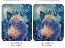 Load image into Gallery viewer, Cat, Butterfly & Glowing Flower