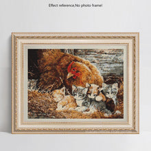 Load image into Gallery viewer, Adorable Kittens with Hen Mother