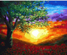 Load image into Gallery viewer, Sunset Paint by Numbers