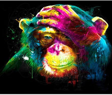 Load image into Gallery viewer, gorilla paint by numbers
