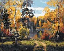 Load image into Gallery viewer, landscape paint by numbers kit