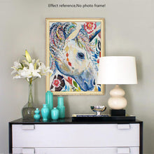 Load image into Gallery viewer, Painted Elephant Diamond Paint kit