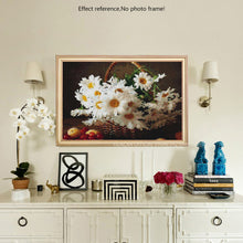 Load image into Gallery viewer, Delightful white flowers in the flower basket - Paint by Diamond Kit