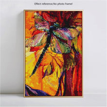 Load image into Gallery viewer, Colorful Dragonfly - Rhinestone Painting