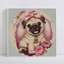 Load image into Gallery viewer, Cute Dog Painting with Crystals