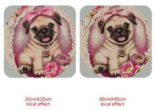 Load image into Gallery viewer, Cute Dog Painting with Crystals
