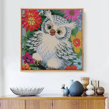 Load image into Gallery viewer, Cute Owl in Flowers