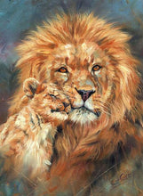 Load image into Gallery viewer, lion diamond painting