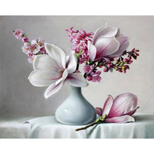 Load image into Gallery viewer, Vase with flowers paint by numbers