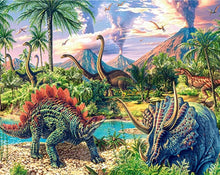 Load image into Gallery viewer, dinosaurs diamond painting