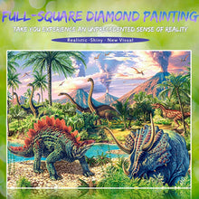 Load image into Gallery viewer, Dinosaurs &amp; Dragons Diamond Painting