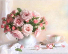Load image into Gallery viewer, flowers paint by numbers