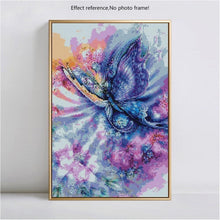 Load image into Gallery viewer, Colorful Flowers & Butterfly