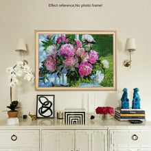 Load image into Gallery viewer, Floral Diamond by Numbers Kit - Colorful Flowers