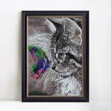 Load image into Gallery viewer, Cat and Butterfly