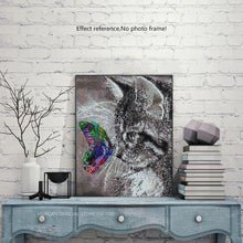 Load image into Gallery viewer, Cat and Butterfly