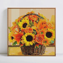 Load image into Gallery viewer, Sunflowers & Roses Basket