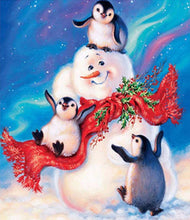 Load image into Gallery viewer, Christmas Snowman Diamond art Kit