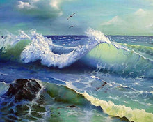 Load image into Gallery viewer, waves diamond painting