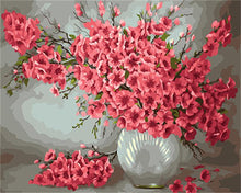 Load image into Gallery viewer, red flowers easy painting