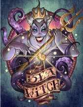 Load image into Gallery viewer, Sea Witch Diamond Embroidery
