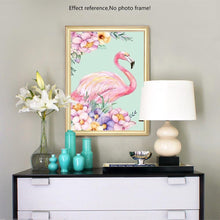 Load image into Gallery viewer, Pink Swan Diamond Painting