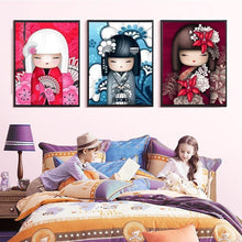 Load image into Gallery viewer, Japanese Doll DIY Paintings
