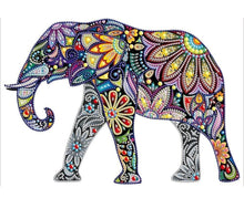 Load image into Gallery viewer, floral elephant diamond art