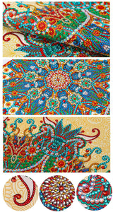 Flower Embroidery Style Diamond Painting