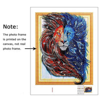 Load image into Gallery viewer, DIY Lion Diamond Painting