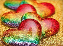 Load image into Gallery viewer, Hearts Painting by Diamonds