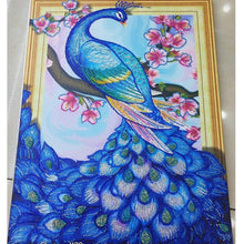 Load image into Gallery viewer, Peacock and Flowers