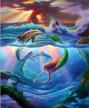 Load image into Gallery viewer, mermaid diamond art