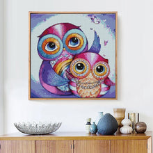 Load image into Gallery viewer, DIY Cartoon Owl Painting