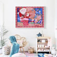 Load image into Gallery viewer, Round Diamond Christmas Diamond Art Kit 40x50 cm