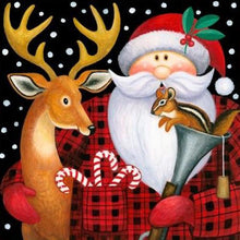 Load image into Gallery viewer, Christmas Paintings with Square Diamonds