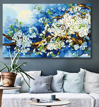 Load image into Gallery viewer, Beautiful Blossoming Flowers - Paint by Numbers